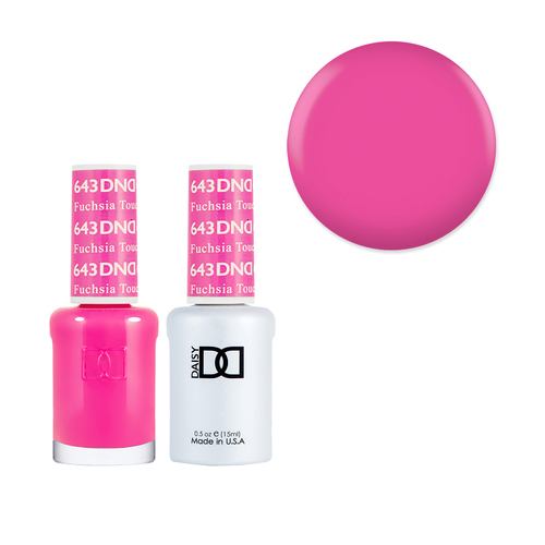 DND 643 Fuchsia Touch - Daisy Collection Gel & Lacquer Duo 15ml