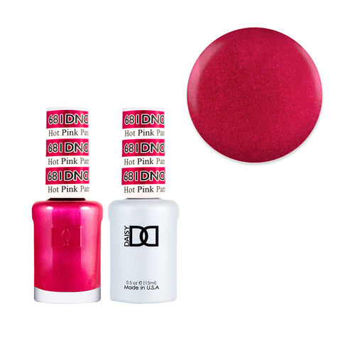 DND 681 Hot Pink Patrol - Daisy Collection Gel & Lacquer Duo 15ml