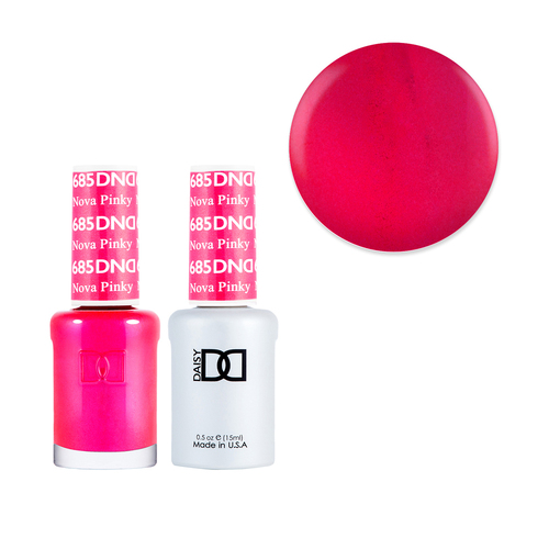 DND 685 Nova Pinky - Daisy Collection Gel & Lacquer Duo 15ml