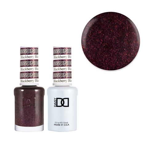 DND 695 Blackberry Blast - Daisy Collection Gel & Lacquer Duo 15ml