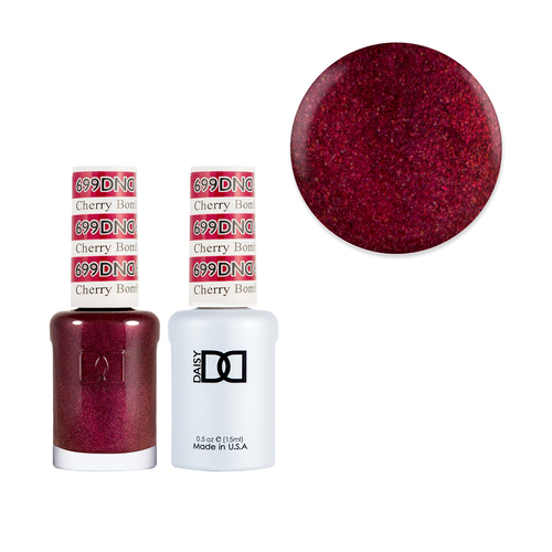 DND 699 Cherry Bomb - Daisy Collection Gel & Lacquer Duo 15ml