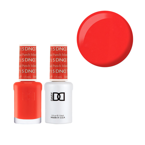 DND 715 Island Punch - Daisy Collection Gel & Lacquer Duo 15ml