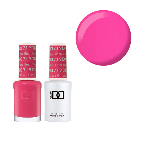 DND 719 Tutti Frutti - Daisy Collection Nail Gel & Lacquer Polish Duo 15ml