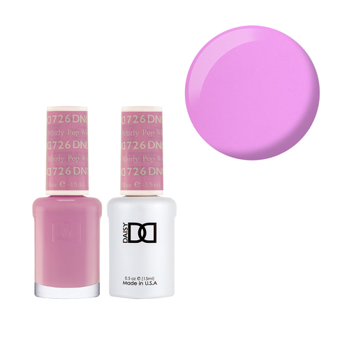 DND 726 Whirly Pop - Daisy Collection Gel & Lacquer Duo 15ml