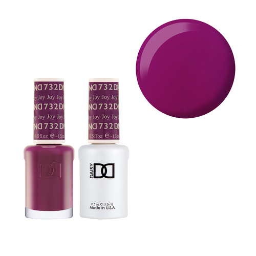 DND 732 Joy - Daisy Collection Nail Gel & Lacquer Polish Duo 15ml