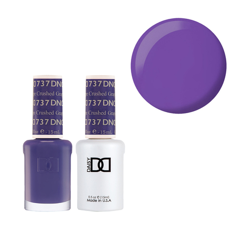 DND 737 Crushed Grape - Daisy Collection Gel & Lacquer Duo 15ml