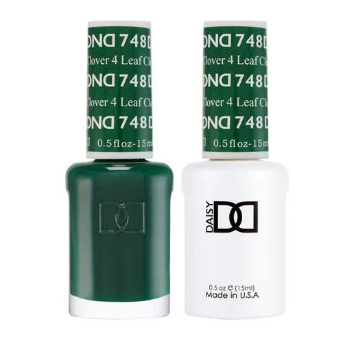 DND 748 4 Leaf Clover - Daisy Collection Nail Gel & Lacquer Polish Duo 15ml