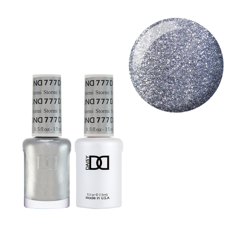 DND 777 Ice Ice Baby - Daisy Collection Gel & Lacquer Duo 15ml