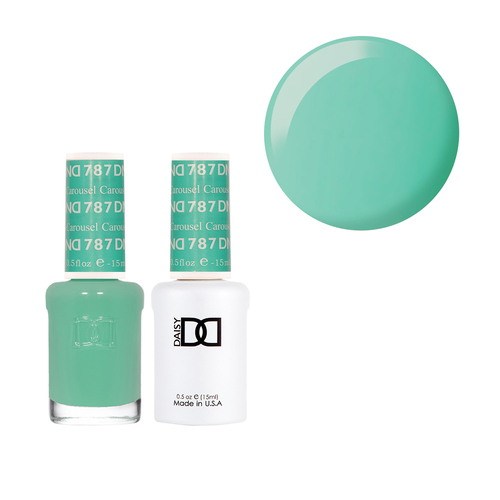 DND 787 Carousel - Daisy Collection Nail Gel & Lacquer Polish Duo 15ml