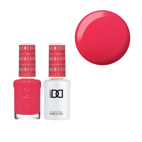 DND 813 Sour Adventure - Daisy Collection Nail Gel & Lacquer Polish Duo 15ml