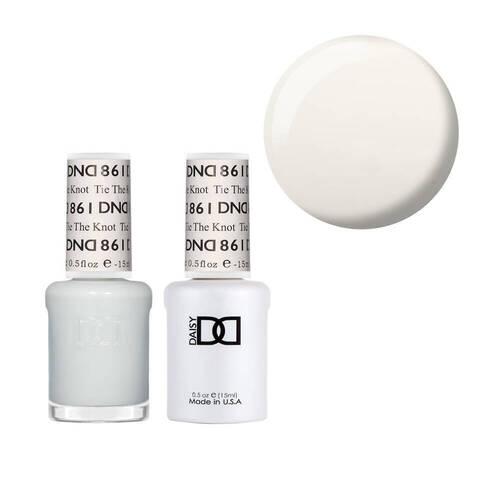 DND 861 Tie The Knot - DND Collection Nail Gel & Lacquer Polish Duo 15ml