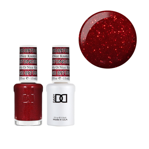 DND 897 Knotty or Nice - DND Collection Nail Gel & Lacquer Polish Duo 15ml