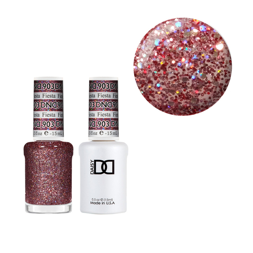 DND 903 Fiesta - DND Collection Nail Gel & Lacquer Polish Duo 15ml