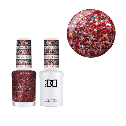 DND 904 Holiday Cheer - DND Collection Nail Gel & Lacquer Polish Duo 15ml