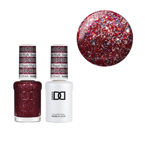 DND 905 Sugar Hight - DND Collection Nail Gel & Lacquer Polish Duo 15ml