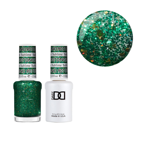 DND 907 Sublime - DND Collection Nail Gel & Lacquer Polish Duo 15ml