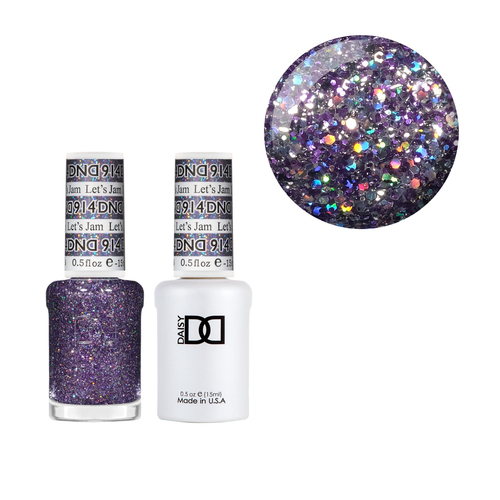 DND 914 Let's Jam - DND Collection Nail Gel & Lacquer Polish Duo 15ml