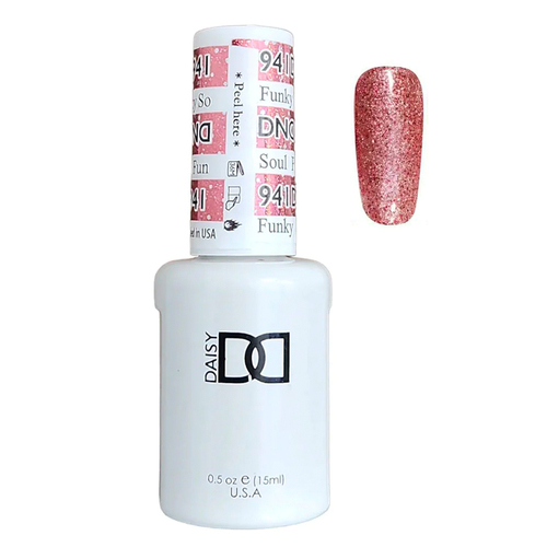 DND 941 Funky Soul - DND Super Platinum Glitter Nail Gel Polish 15ml