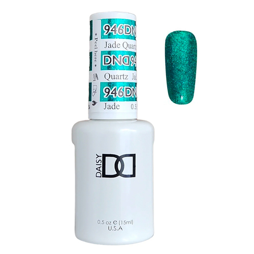 DND 946 Jade Quartz - DND Super Platinum Glitter Nail Gel Polish 15ml