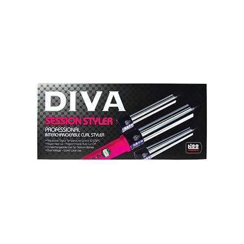 DIVA Professional Interchangeable Curl Styler (Pink)