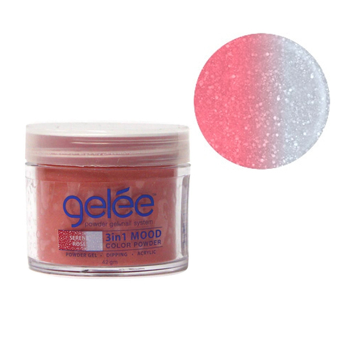 Gelee 3 in 1 Mood Acrylic Dip Dipping Powder Gel Nail GCPM12 - Serene Rose - 42g