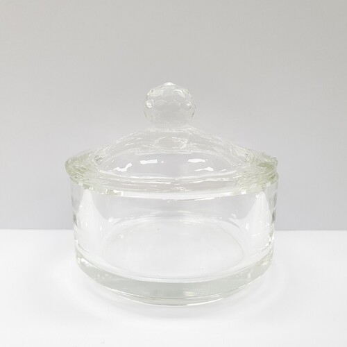 Crystal Dappen Dish Glass Nail Acrylic Liquid Powder Jar Container Clear 3oz