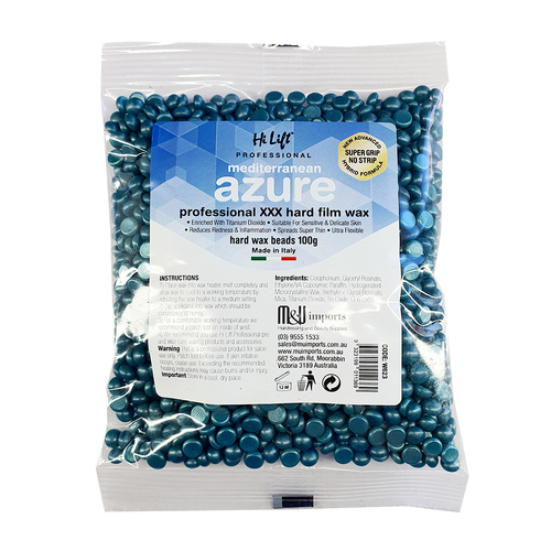 Hi Lift Mediterranean Azure Hard Wax Beads - 100g Bag