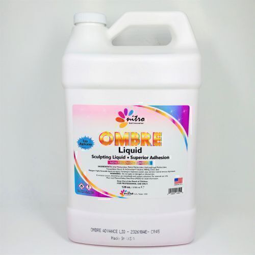 NITRO - Nail Acrylic Monomer Liquid (No MMA) Pink- 1 Gallon
