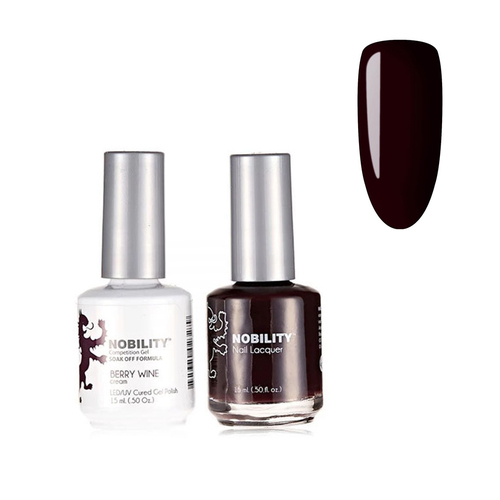 Lechat Nobility NBCS009 Berry Wine - Gel & Nail Lacquer Duo 15ml