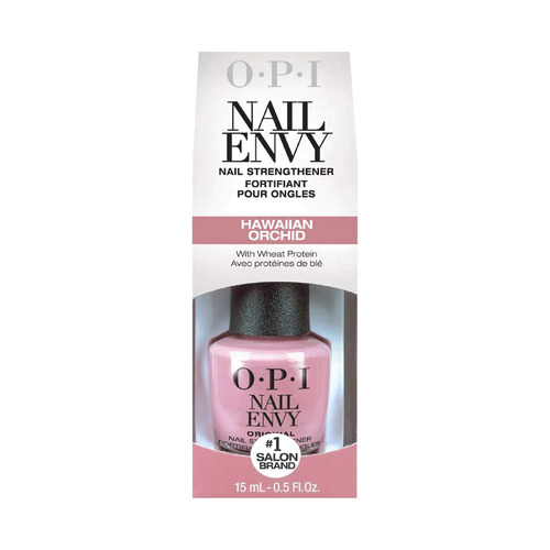 OPI Nail Polish Envy Strengthener & Colour - Hawaiian Orchid 15ml