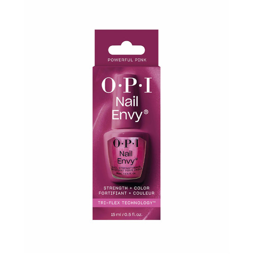 OPI Nail Polish Envy Nail Strengthen Powerful Pink