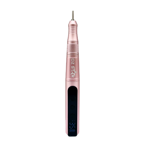 Oz Star - Cordless & Reversible Handpiece Nail Drill Pen 35K - Rose Gold