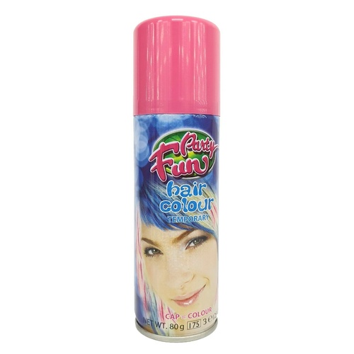 Party Fun Hair Temporary Instant Color Spray - Pink