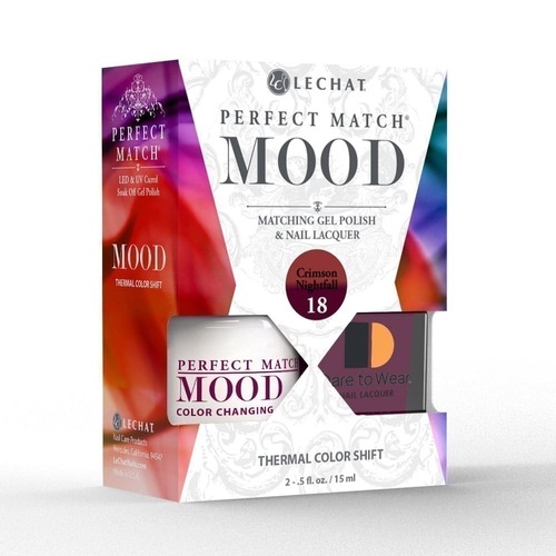 Perfect Match Mood Duo Gel Polish - PMMDS18 Crimson Nightfall 15ml
