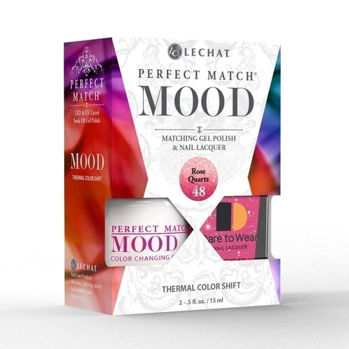 Perfect Match Mood Duo Gel Polish - PMMDS48 Rose Quartz 15ml