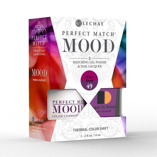 Perfect Match Mood Duo Gel Polish - PMMDS49 Wine Berry 15ml