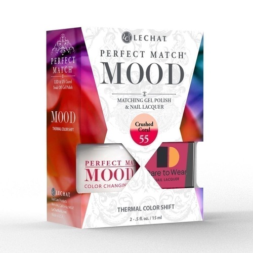 Perfect Match Mood Duo Gel Polish - PMMDS55 Crushed Coral 15ml