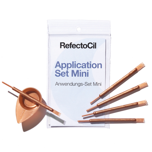 Refectocil Application Set Mini Eyebrow Tint Tinting 5pcs - Rose Gold