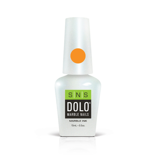 SNS - DOLO Marble Ink Nail Art Colour Orange 15ml