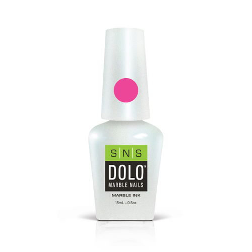 SNS - DOLO Marble Ink Nail Art Colour Pink 15ml