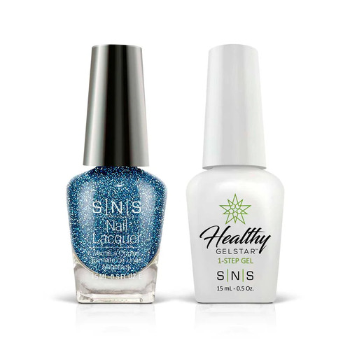 SNS - GelStar Polish & Nail Lacquer AN13 Frosty Blue Star 15ml