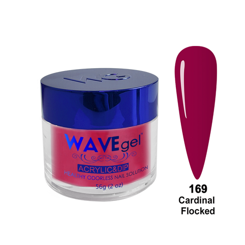 Wave WR169 Cardinal Flocked - Royal Collection Acrylic & Dip Dipping Powder 2oz 56g