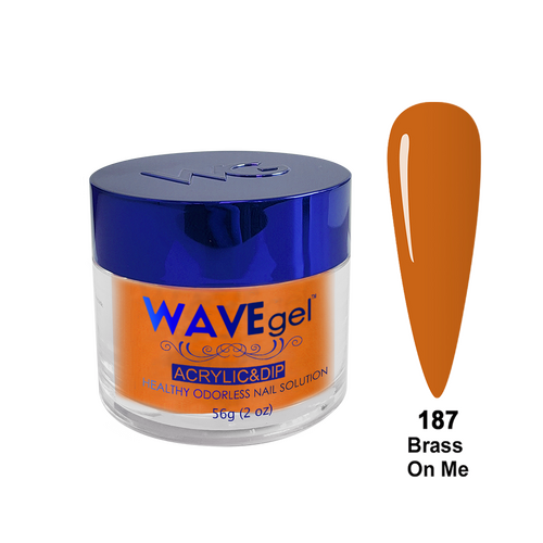 Wave WR187 Brass On Me - Royal Collection Acrylic & Dip Dipping Powder 2oz 56g