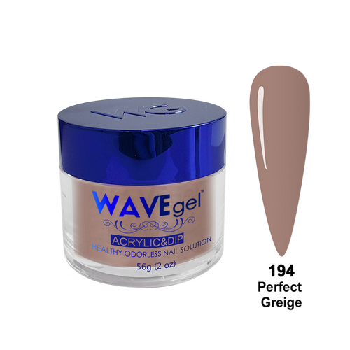 Wave WR194 Perfect Greige - Royal Collection Acrylic & Dip Dipping Powder 2oz 56g