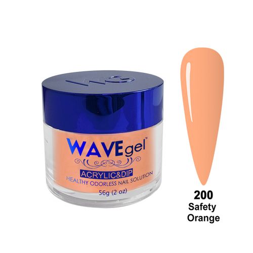 Wave WR200 Safety Orange - Royal Collection Acrylic & Dip Dipping Powder 2oz 56g