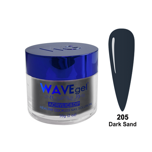 Wave WR205 Dark Sand - Royal Collection Acrylic & Dip Dipping Powder 2oz 56g