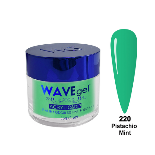 Wave WR220 Pistachio Mint - Royal Collection Acrylic & Dip Dipping Powder 2oz 56g