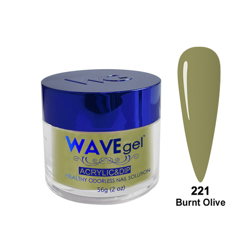 Wave WR221 Burnt Olive - Royal Collection Acrylic & Dip Dipping Powder 2oz 56g