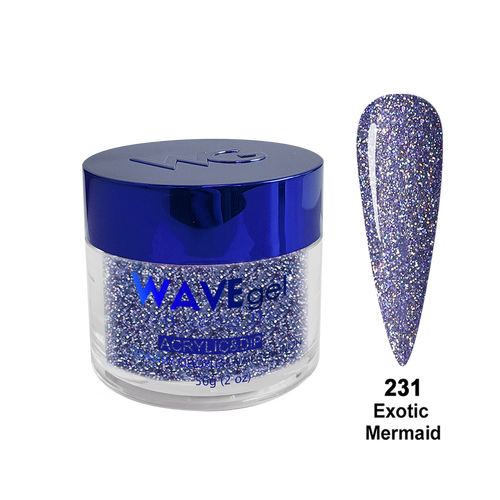 Wave WR231 Exotic Mermaid - Royal Collection Acrylic & Dip Dipping Powder 2oz 56g