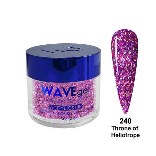 Wave WR240 Throne of Heliotrope - Royal Collection Acrylic & Dip Dipping Powder 2oz 56g